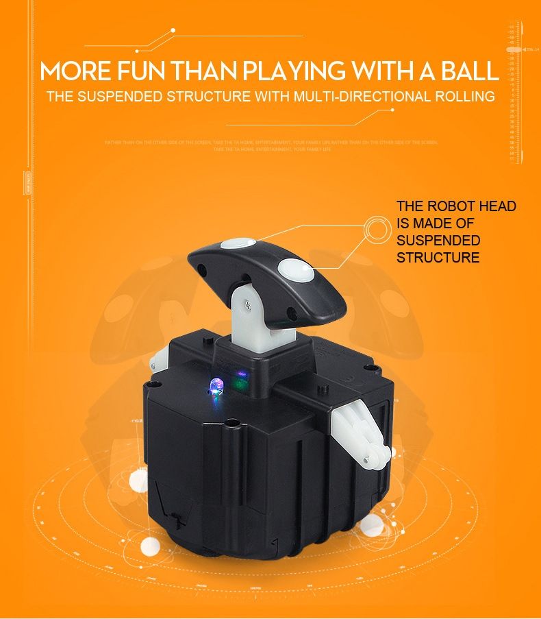 Star Wars BB-8 Remote Control Robot 20.5cm Intelligent RC Toy 360° Rotation Fun for Kids and Collectible