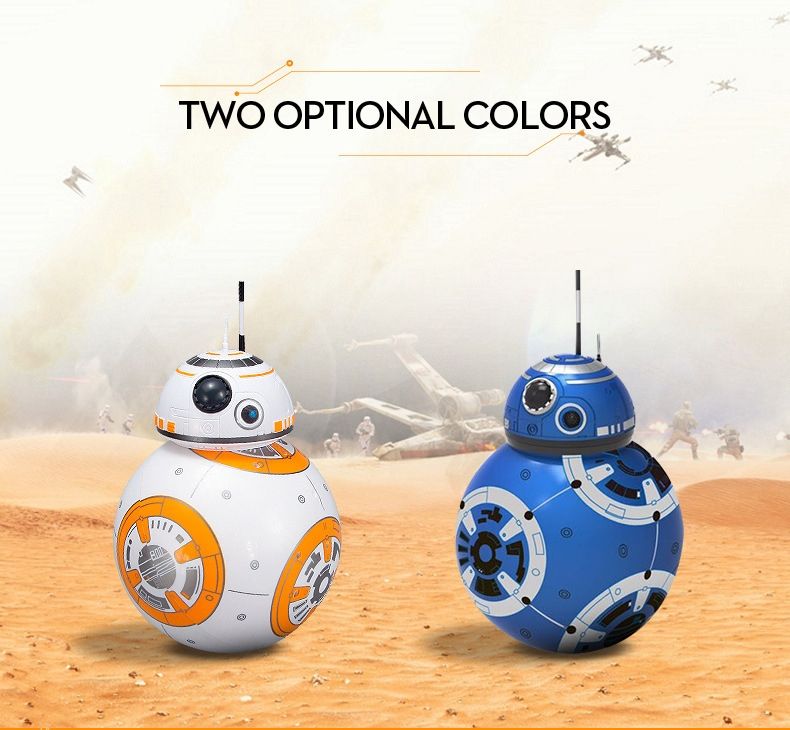 Star Wars BB-8 Remote Control Robot 20.5cm Intelligent RC Toy 360° Rotation Fun for Kids and Collectible
