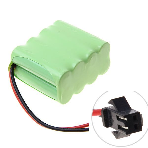 9.6V AA 1800mAh Ni-MH SM Plug Rechargeable Battery Eco-Friendly High Performance for Model Airplanes