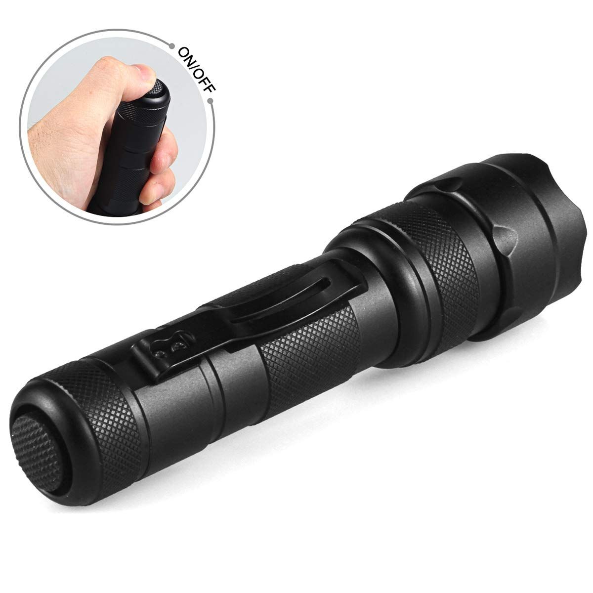 UltraFire WF-502B.2 XP-E2 LED Red Light Zoomable Compact Outdoor Flashlight for Night Hiking and Wildlife
