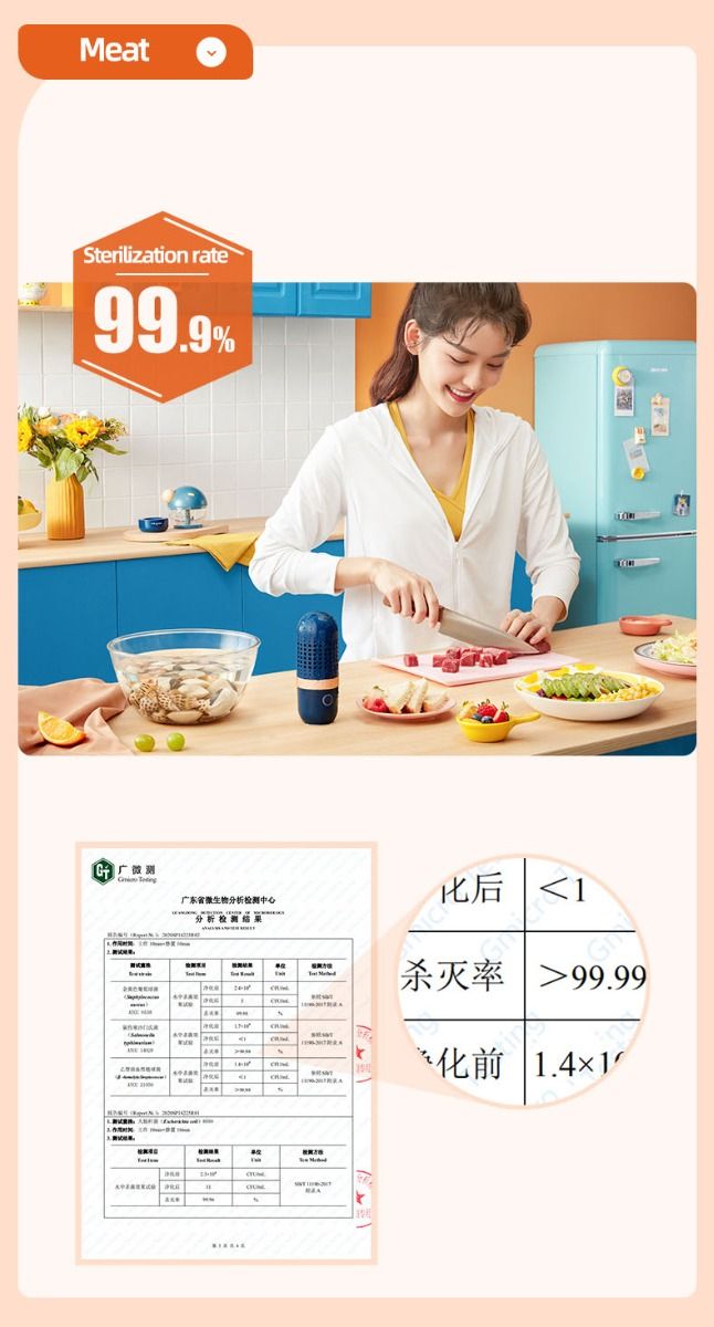 Donlim Disinfectant Vegetables Dishwasher Machine Food Safety Device for Health-Conscious Meal Preparation
