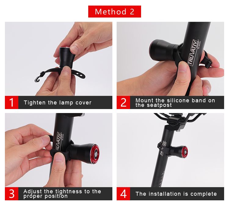 ANTUSI Q5 Smart Bicycle Taillight Brake Sensing LED Cycling Light IPx6 Waterproof Perfect for City Commuting