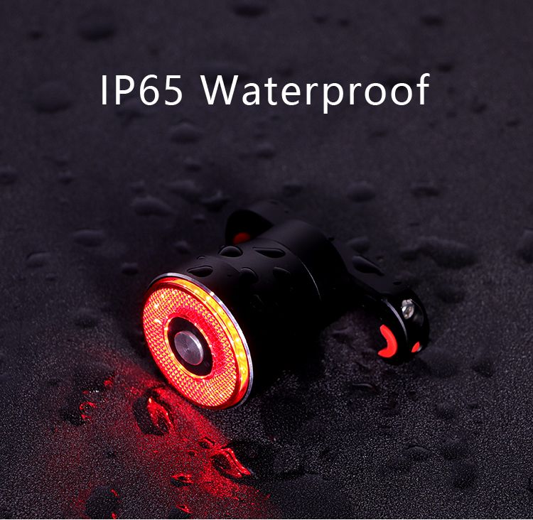 ANTUSI Q5 Smart Bicycle Taillight Brake Sensing LED Cycling Light IPx6 Waterproof Perfect for City Commuting