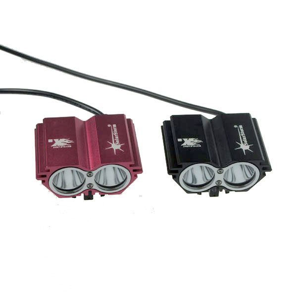 SolarStorm X2 LED Bike Light 2000 Lumens Adjustable Modes Waterproof Front Light for Trail Riding and Commuting