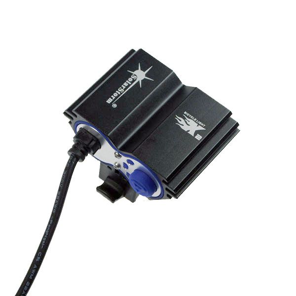 SolarStorm X2 LED Bike Light 2000 Lumens Adjustable Modes Waterproof Front Light for Trail Riding and Commuting