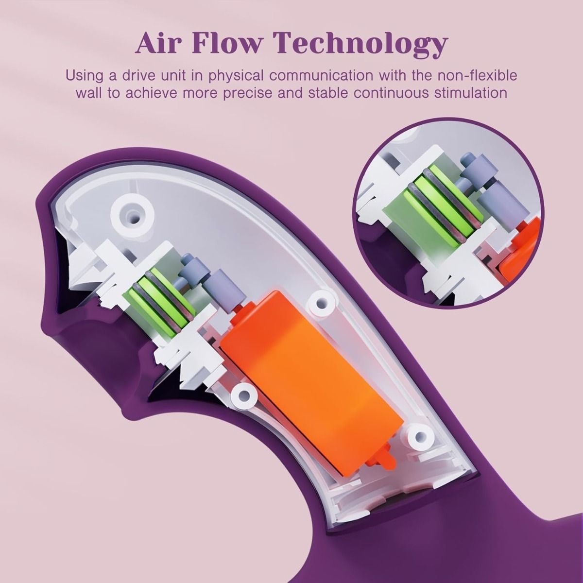 Sucking Vibrator Finger Massager for Clitoral and G-Spot, 3 Suction + 10 Vibration Modes