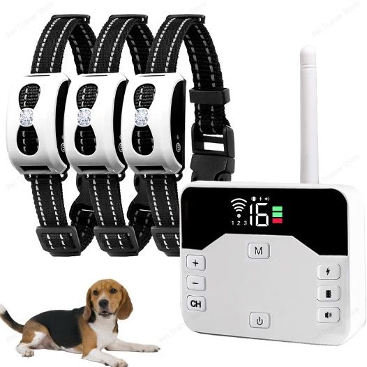 Wireless Dog Fence System Remote Training Collar for All Size Dogs Safe Pet Containment and Behavior Management
