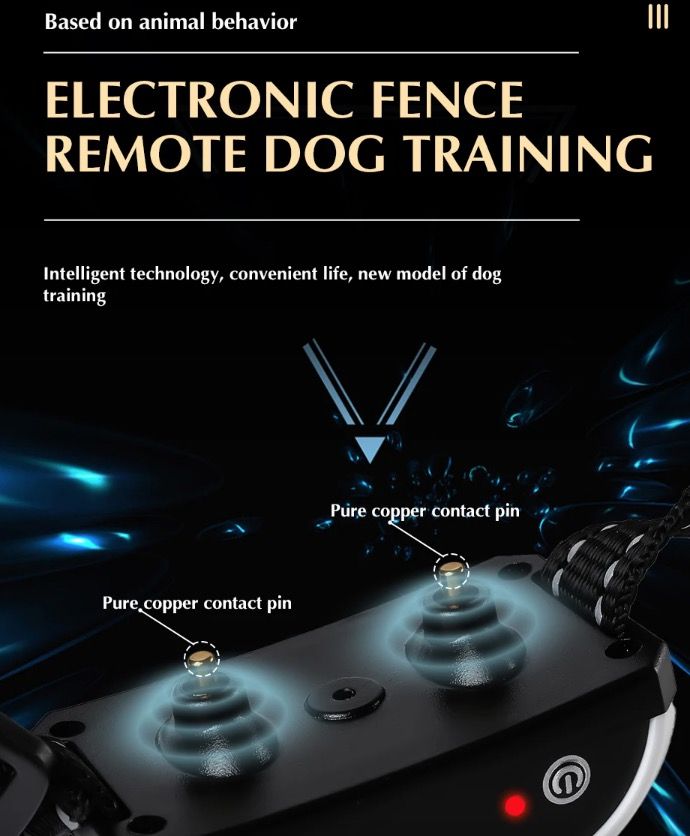 Wireless Dog Fence System Remote Training Collar for All Size Dogs Safe Pet Containment and Behavior Management