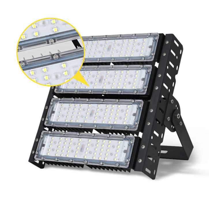  LED module tunnel light outdoor waterproof high pole stadium light 200W high-power engineering module floodlight
