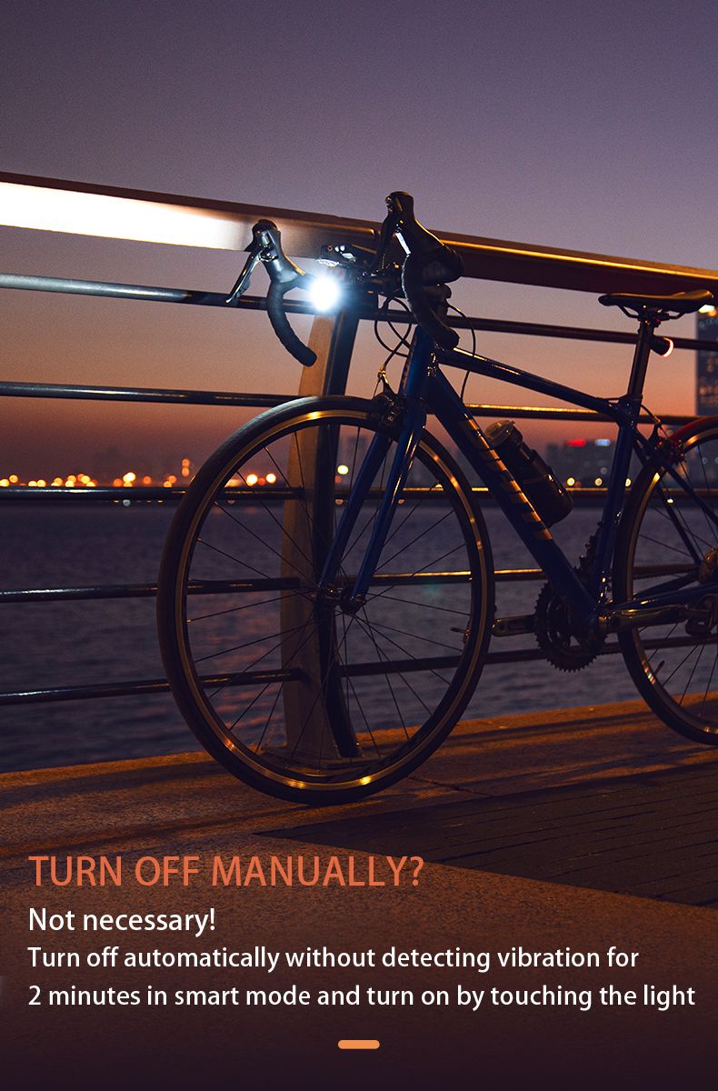 TOWILD DLite 1800 USB Rechargeable Bike Light 2100 Lumens Waterproof Headlight Cycling Safety 5000mAh Battery