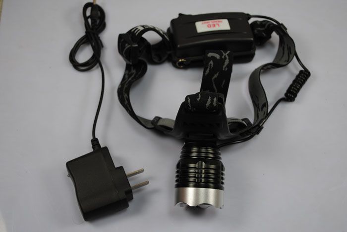 UltraFire A1 1200 Lumens High Power T6 LED Headlight with 3 Modes Lightweight and Waterproof for Outdoors