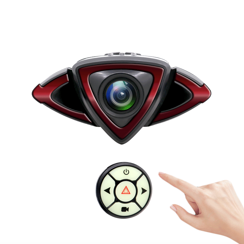 Bicycle Tail Light Recorder 1080P Camera with Smart Wireless Remote Dual Functionality for Cycling Safety