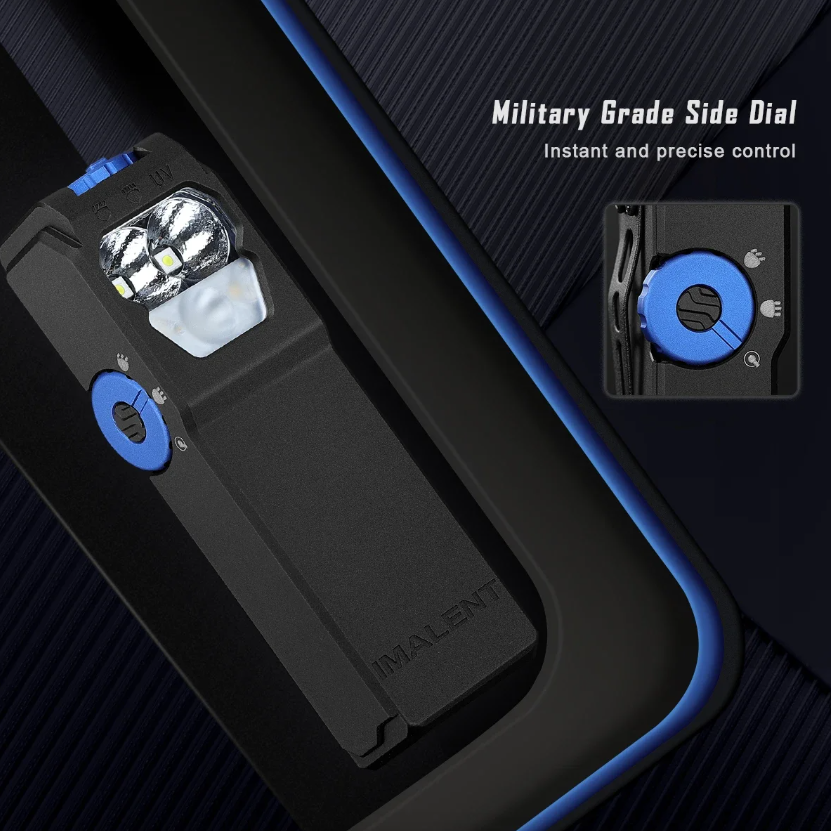 IMALENT GR36 EDC 2800 Lumens Type-C Rechargea Magnetic Super Bright Clip-on LED Flashlights 