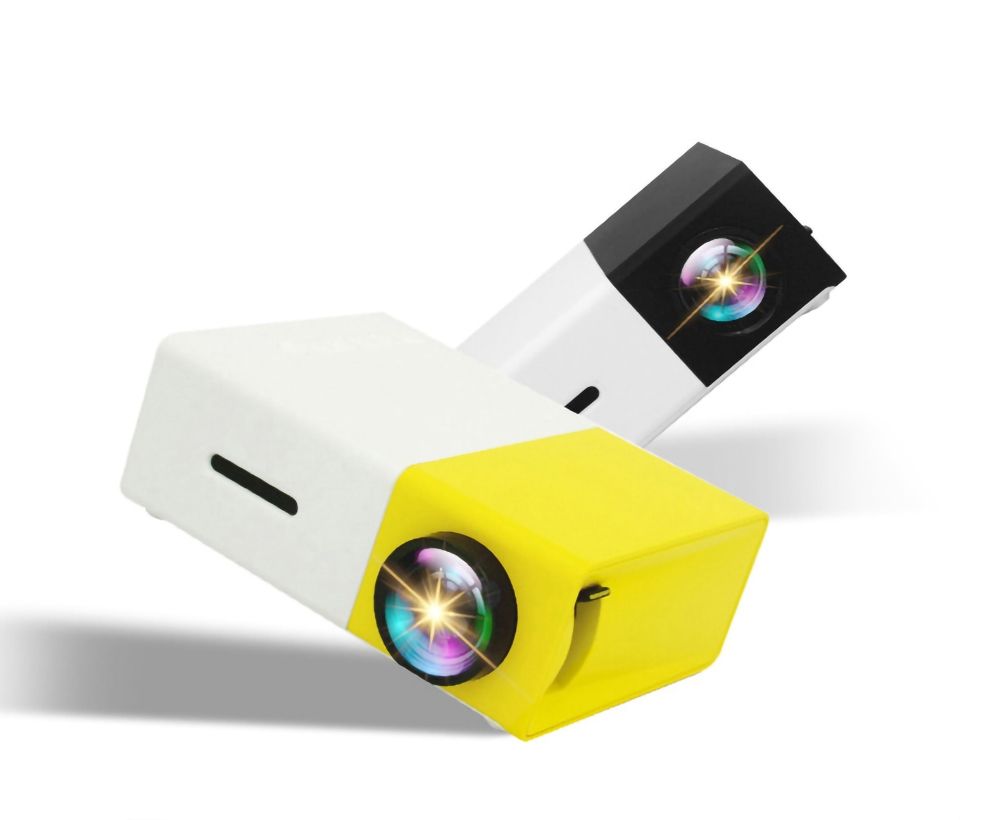 YG300 LED Mini Projector Compact Portable Projector 1080P Bright Projection for Movie Night and Gaming Adventures