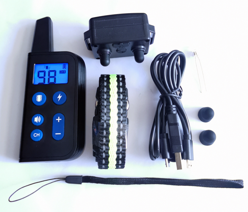 Waterproof Electric Dog Training Collar 1000m Range Adjustable Stimulation Levels for Humane Training