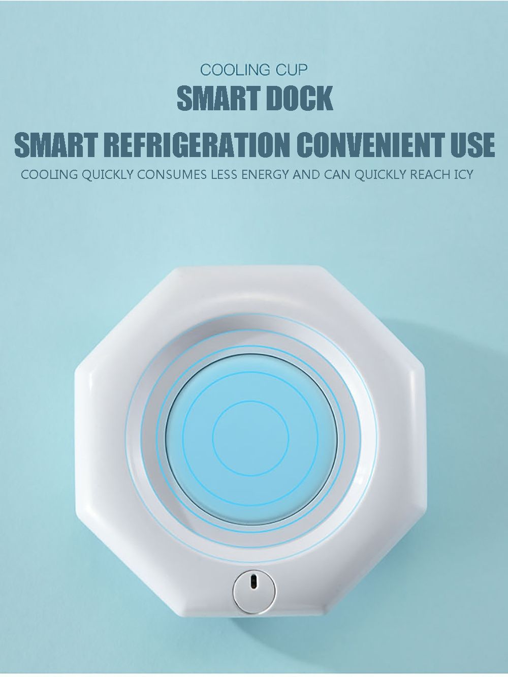 Portable Refrigerator Electric Drink Cooler Fast Cooling Kettle Summer Party Essentials for Ice-Cold Beverages