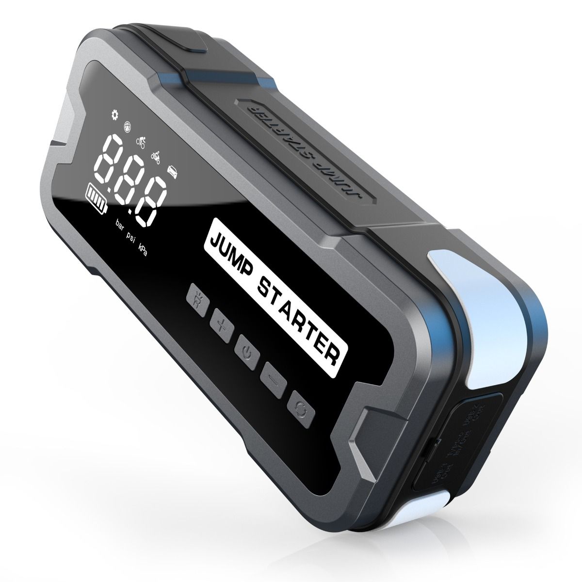 Jump Starter Power Bank Portable Charger with 2000A Peak Current Compact Design for Car Battery Troubles