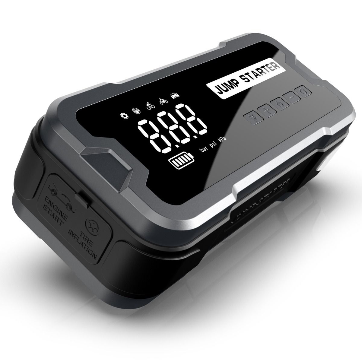 Jump Starter Power Bank Portable Charger with 2000A Peak Current Compact Design for Car Battery Troubles