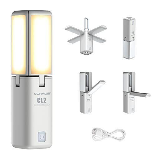Klarus CL2 750 Lumen Freefolding Camping Light Portable Eye-caring Versatile Lamp with 7 Light Modes