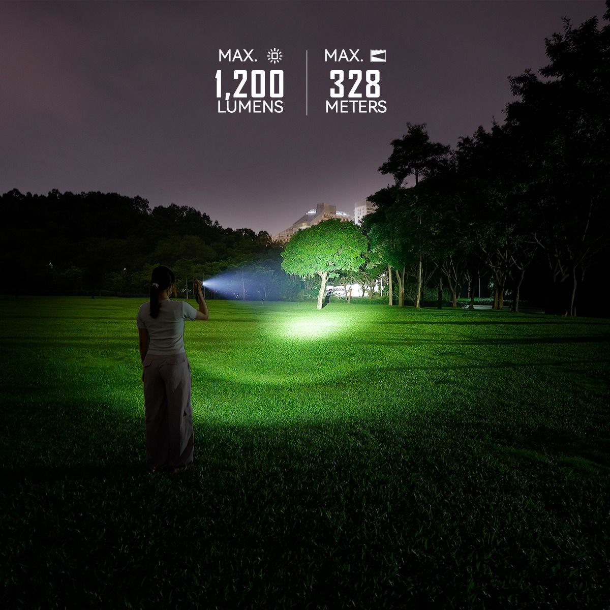 IMALENT LD35 1200 Lumens LED Type-C Rechargeable EDC Flashlight 