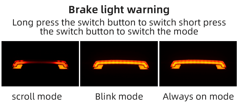 ROCKBROS LKWD-R1 Bike Light Smart USB LED with Wireless Remote Turn Signal Laser Projector for Cycling Safety