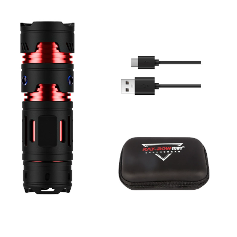 Portable Mini EDC Flashlight USB Rechargeable Pocket Torch Light Keychain Flashlights