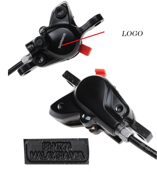 Shimano MT200 Brake MTB E-bike Hydraulic Disc Brake Superior Stopping Power Advanced Technology Black Finish