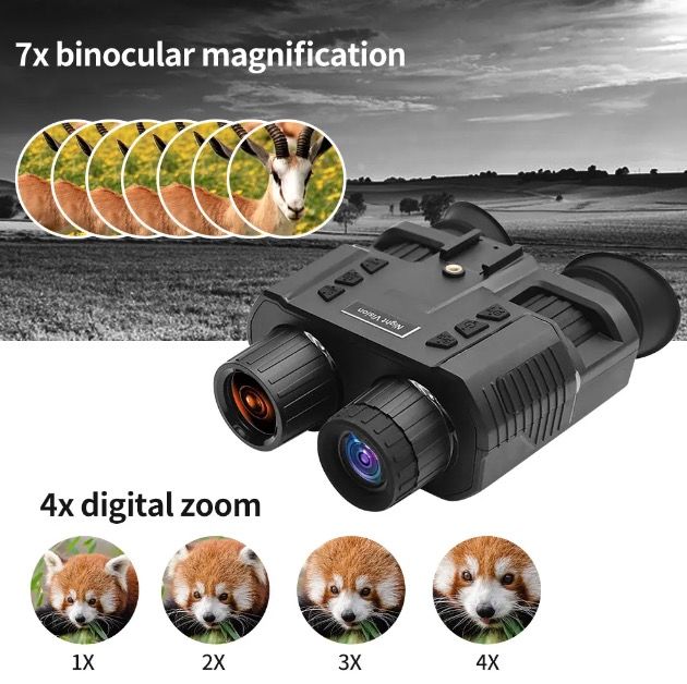 NV8000 Night Vision Goggles Binoculars 4K Video Naked-3D Tech for Wildlife Observation Free Shipping