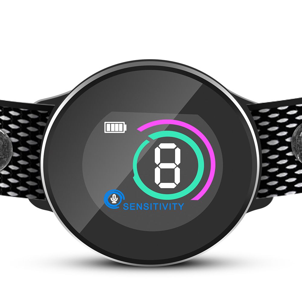 Color Screen Stopper Trainer with Bark Detection Algorithm Humane Dog Training Device for Effective Results