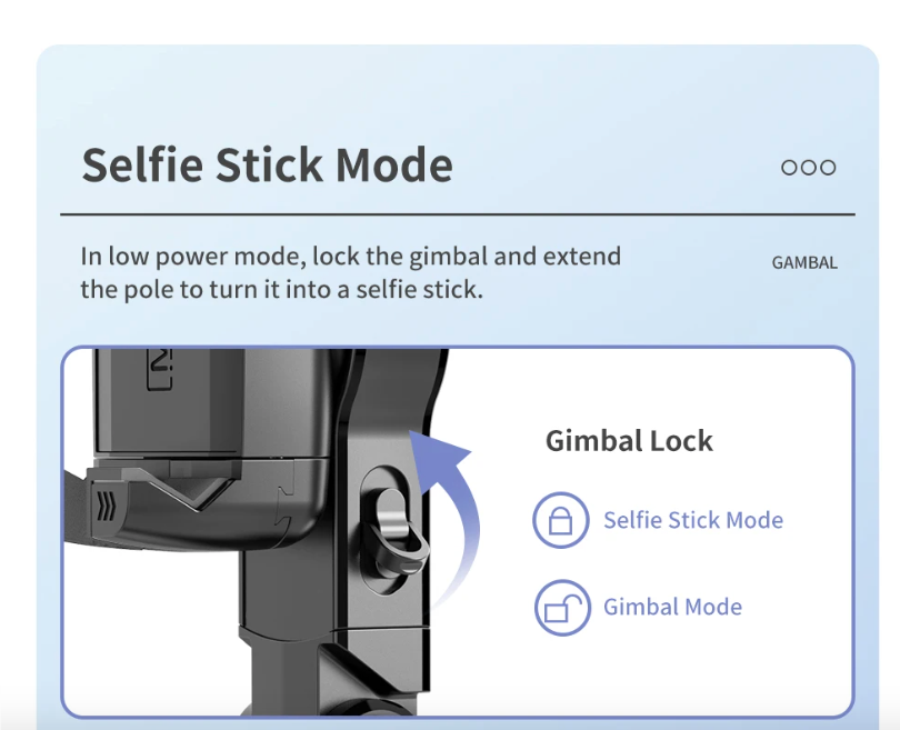 Q18 Selfie Stick with 360 Rotation and Smart Tracking Gimbal Stabilizer for Stable Mobile Photography