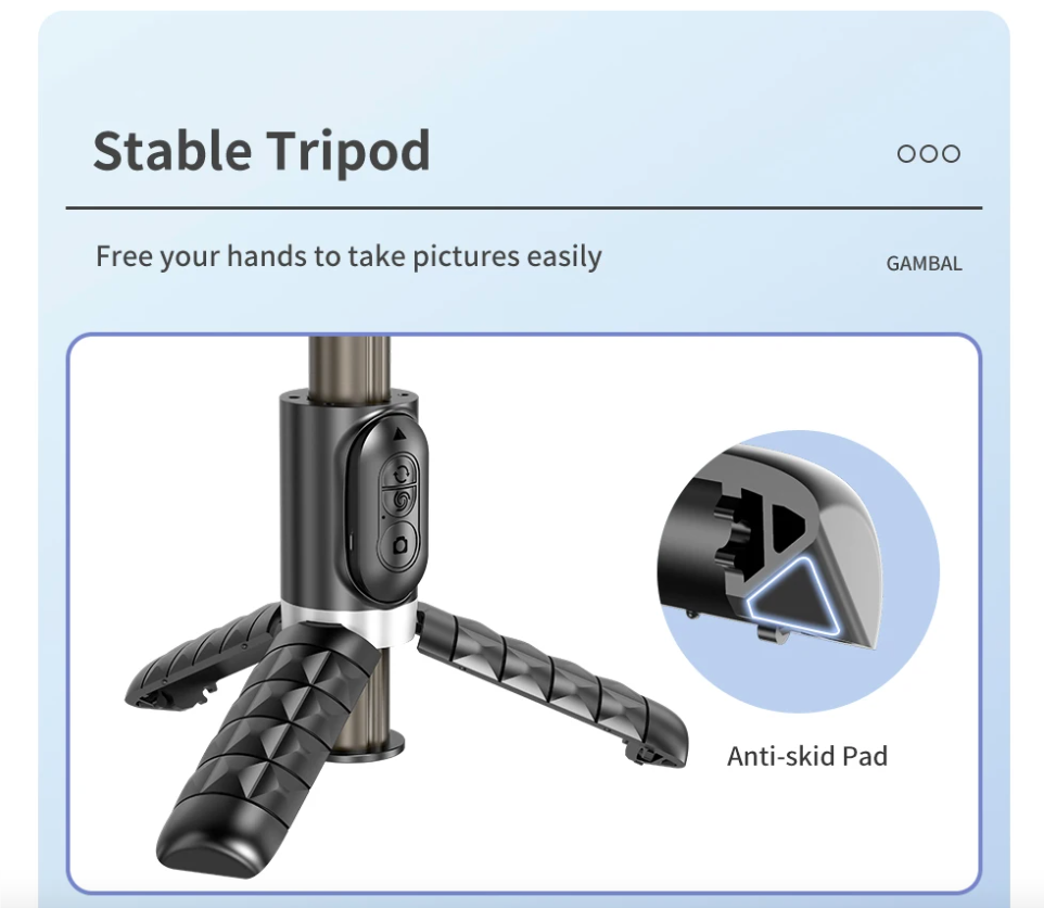 Q18 Selfie Stick with 360 Rotation and Smart Tracking Gimbal Stabilizer for Stable Mobile Photography