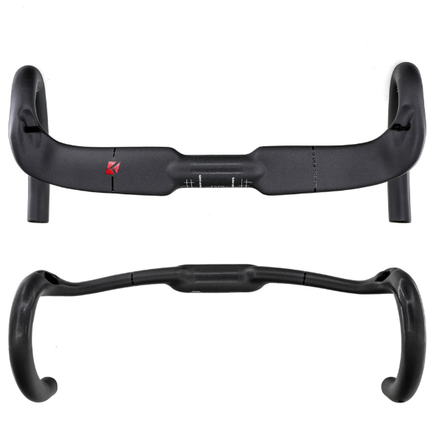 Road Bicycle Racing Bike All Carbon Fiber All internal Cables 31.8mm Outward Angle Drop Bars for Gravel Bike Handlebars