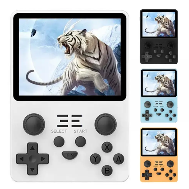 POWKIDDY RGB20S Handheld Game Console Retro Gaming with RK3326 3.5 Inch Screen and Game Emulators N64 PS1