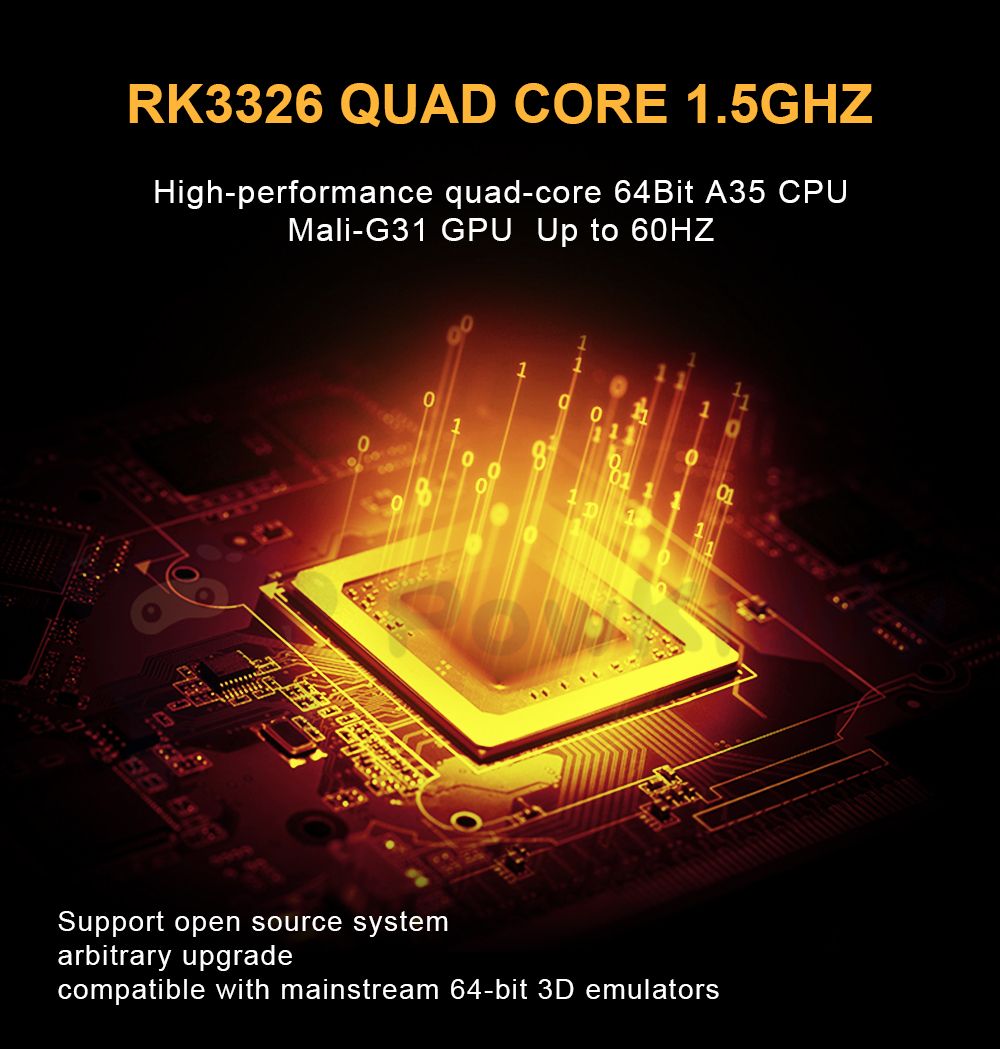 POWKIDDY RGB20S Handheld Console 3.5 Inch HD Display Retro Gaming Device for Kids Retro Enthusiasts Gifts