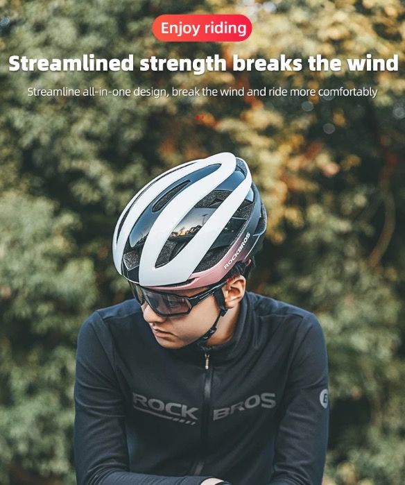 ROCKBROS Bicycle Helmet Ultralight Cycling Helmet Anti-Sweat Technology Shock Resistant for Outdoor Sports