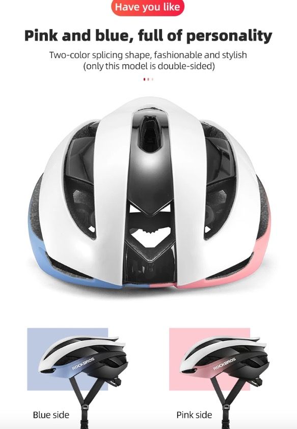 ROCKBROS Bicycle Helmet Ultralight Cycling Helmet Anti-Sweat Technology Shock Resistant for Outdoor Sports