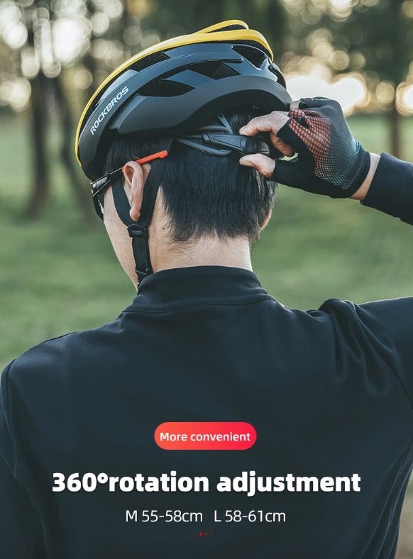 ROCKBROS Bicycle Helmet Ultralight Cycling Helmet Anti-Sweat Technology Shock Resistant for Outdoor Sports