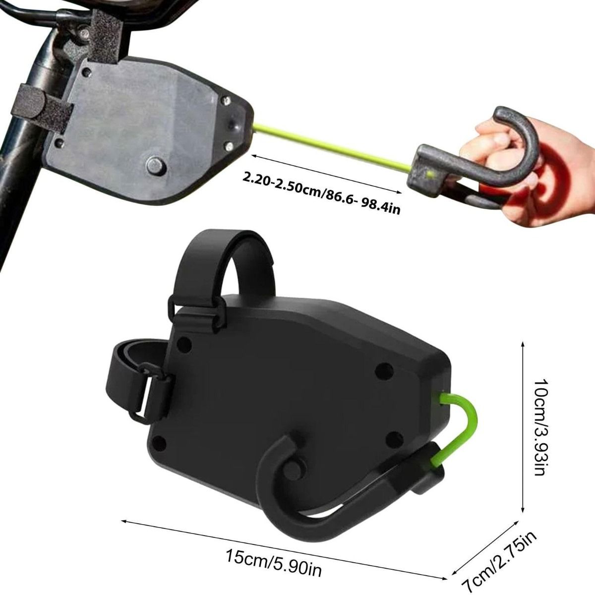Bicycle Tow Rope Flexible Retractable Bike Tractor for Kids Mountain Biking Family Adventures Easy Setup