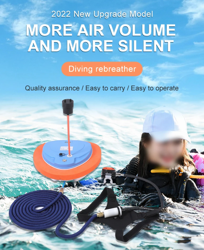 Scuba Diving Ventilator Z270 Z500 Rechargeable Breathing Regulator for Comfortable Aquatic Exploration