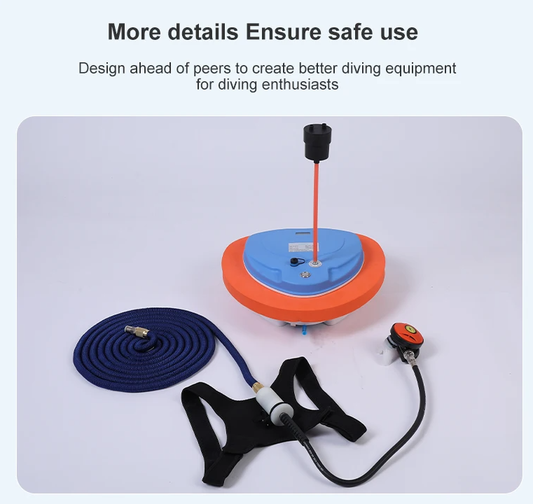 Scuba Diving Ventilator Z270 Z500 Rechargeable Breathing Regulator for Comfortable Aquatic Exploration