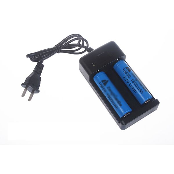 UltraFire Double 18650 26650 Charger Rechargeable Battery Charger Safe Travel AC 100-240V Universal Compatibility