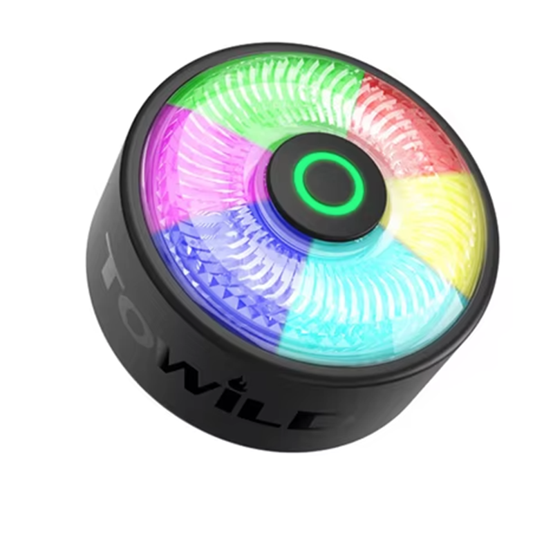 TOWILD TL03Pro LED Bicycle Rear Light Smart Brake Sensor Seven-Color Flash Durable Bike Accessory