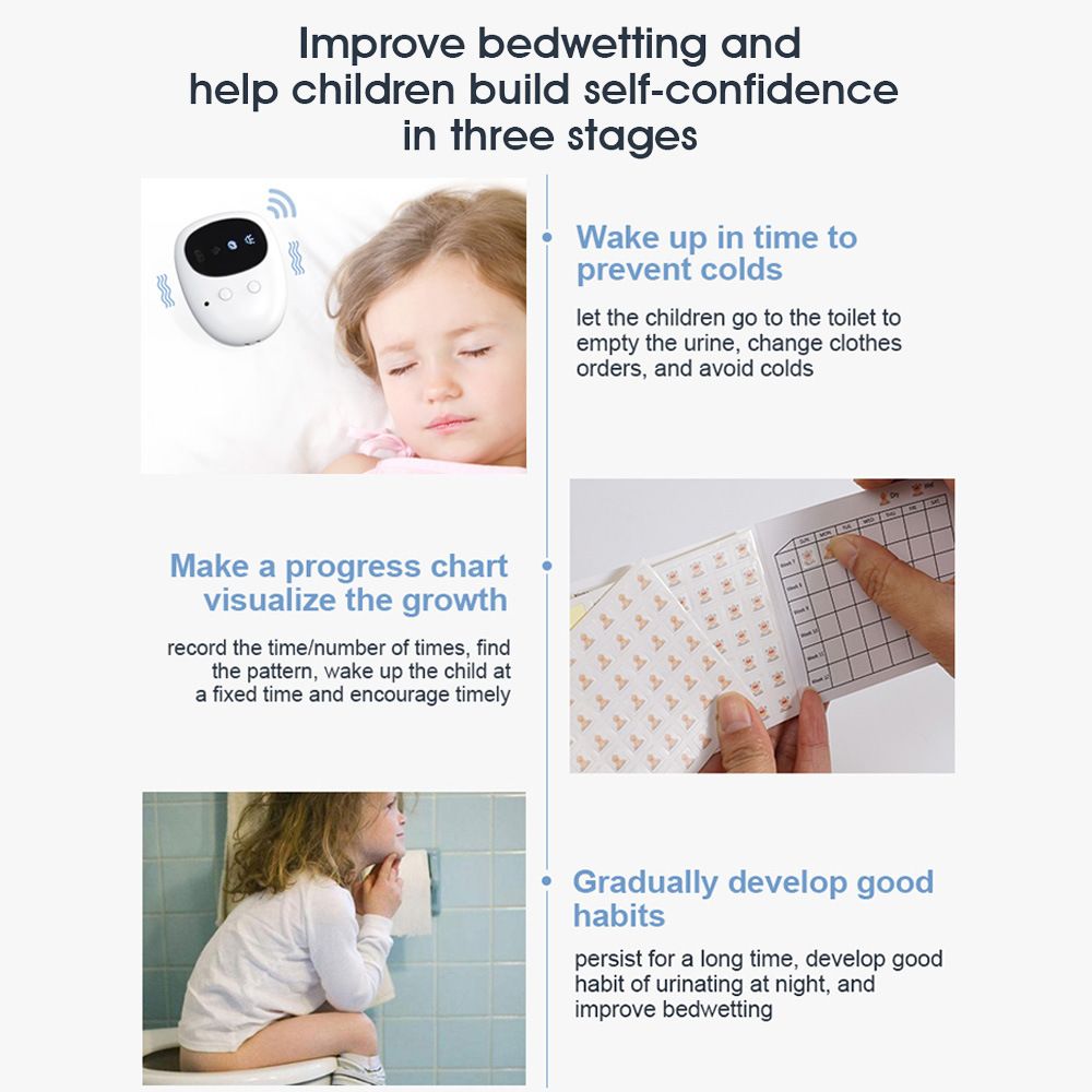 Wireless Bedwetting Alarm For Baby Adult Bed Wetting Enuresis Alarm Nocturnal Wetting Alarm Baby Children Potty Training