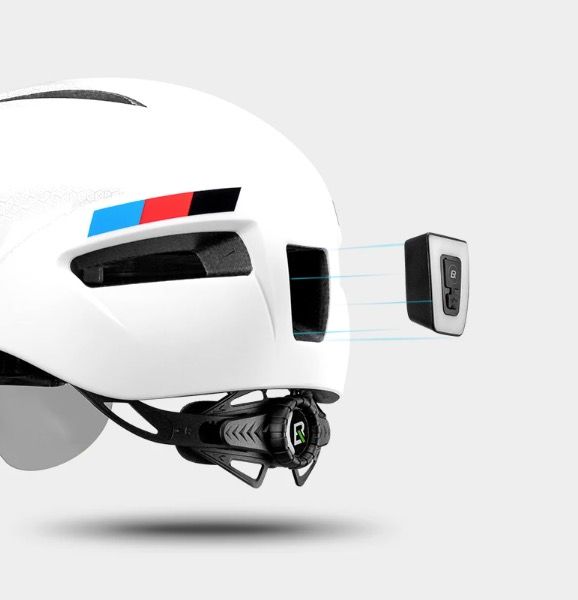 ROCKBROS Bicycle Helmet Ultralight Design with Integrated LED Light Magnetic Goggles Comfortable and Safe