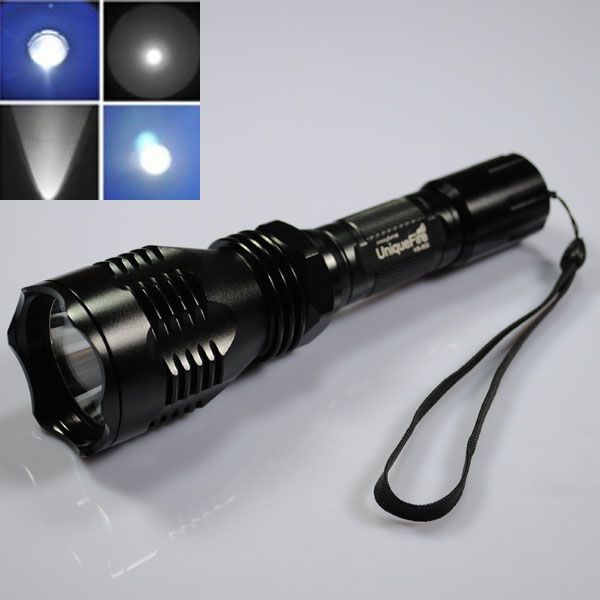 UniqueFire HS-802 Green Light Long Range LED Flashlight Waterproof Durable for Nighttime Exploration